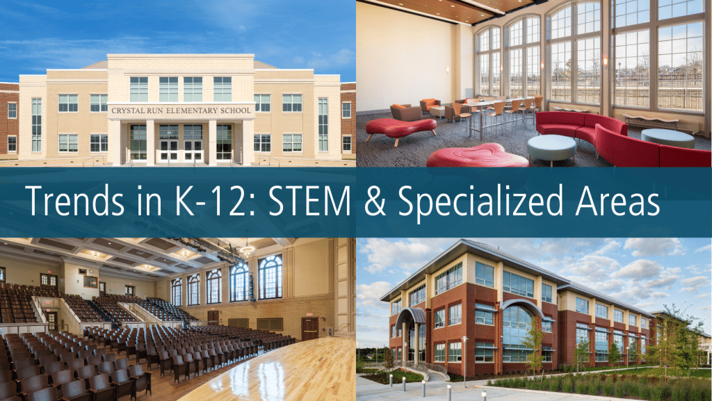 Header image showing a variety of K-12 Schools